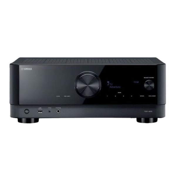 Yamaha TSR-400 AV-förstärkare 5.2 kanaler 80W 4K/8K Wi-Fi Bluetooth Svart