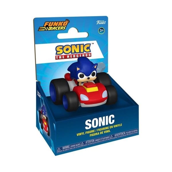 Funko - Sonic The Hedgehog Super Racers - Diecastfigur Sonic 5 cm