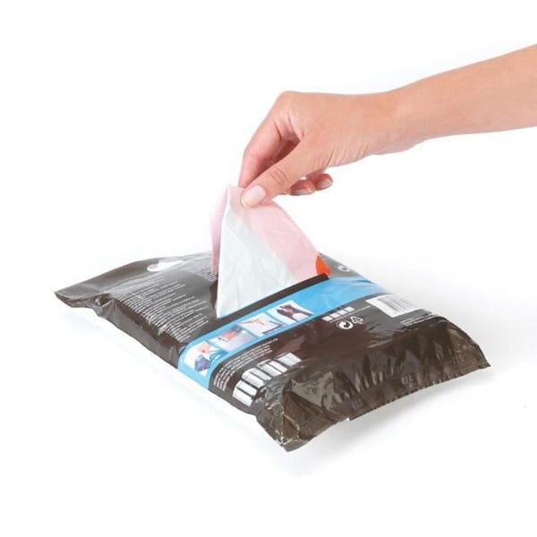 BRABANTIA Set med 20 stycken PerfectFit rullsoppåsar - 3L