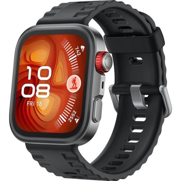 Klocka - HUAWEI - Watch Fit 4 Pro - Svart - Långvarig batteritid - Ansluten enhet