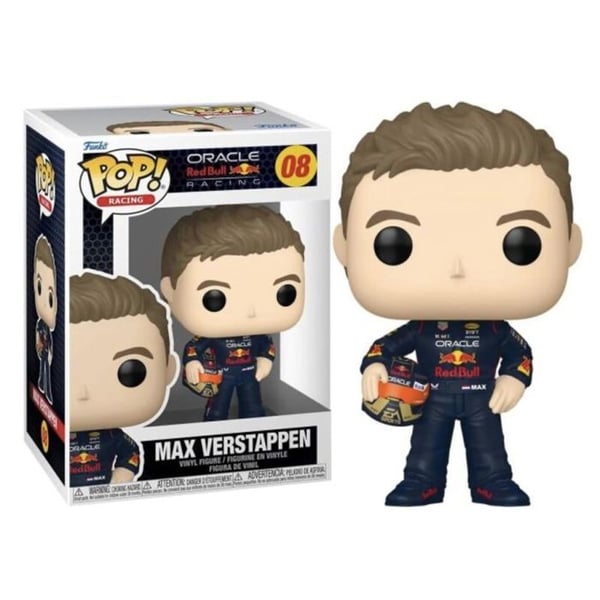 Figurine Funko Pop! Racing | Formel 1 | Max Verstappen med hjälm