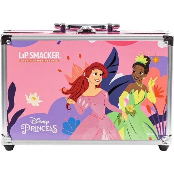 Sminkset - Lip Smacker - Disney Princess - 40+ Delar - Skönhetsväska - Rosa