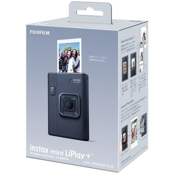 Sofotografisk Kamera - INSTAX - Mini LiPlay+ - Hybrid - Skrivare - Nattblå