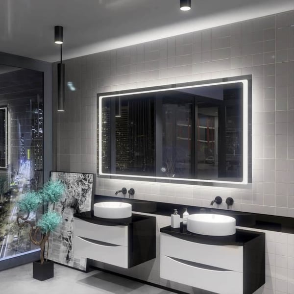 LED Spegel med Touch Switch ALASTA Barcelona 190x90 cm