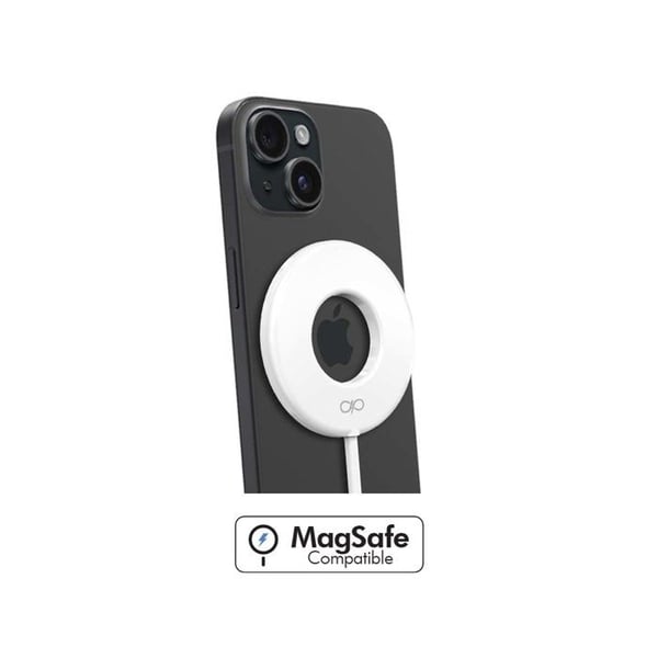 Induktiv laddare - Force Power - 15 W - Vit - Trådlös laddning - Mobiltelefon