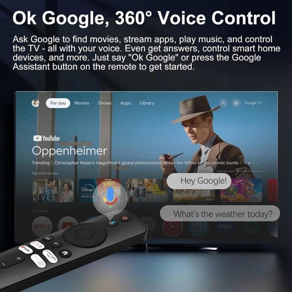 Xiaomi Mi TV Box S 3:e generationen – TV Box 4K Ultra HD, 2 GB RAM, 32 GB ROM, Google TV, Bluetooth 5.2