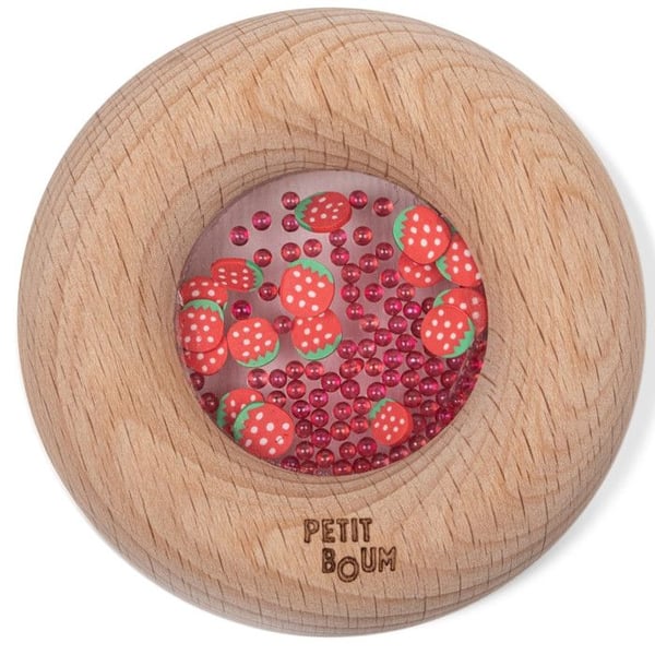 Petit Boum - Sensorisk donut Jordgubbar - COOL KIDS PROJECT