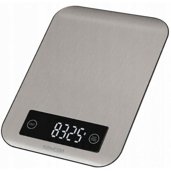 Elektronisk köksvåg - SENCOR - SKS 7100SS - Rostfritt stål - 5 kg - Tara-funktion