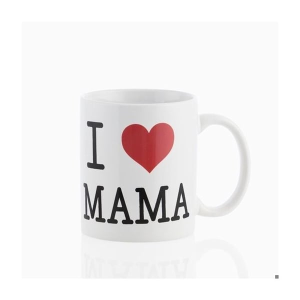 Mugg med texten "I Love Mama" - mors dag present till mamma