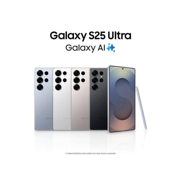 Samsung Galaxy S25 Ultra 5G 12GB 512GB 6,9" Svart Titan kamera med fyrdubbel lins