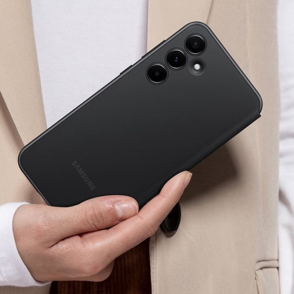 Fodral för Samsung Galaxy A55 5G med Smart View Wallet Fönster Officiell Samsung Svart