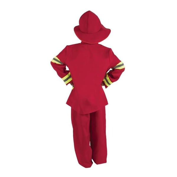 Brandmanskostym - Barnbrandman - Röd - Unisex - Från 3 år