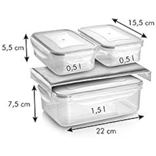 Termisk taske - Tescoma - 892246 - Beholdere 3 stk.