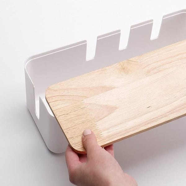 Kabelförvaring - Mixad - Vit - Stor kapacitet - Säker - Modern design