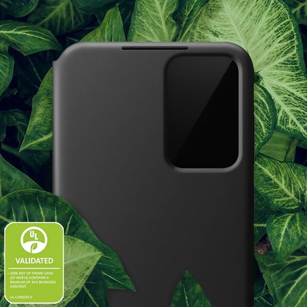 Fodral för Samsung Galaxy A55 5G med Smart View Wallet Fönster Officiell Samsung Svart