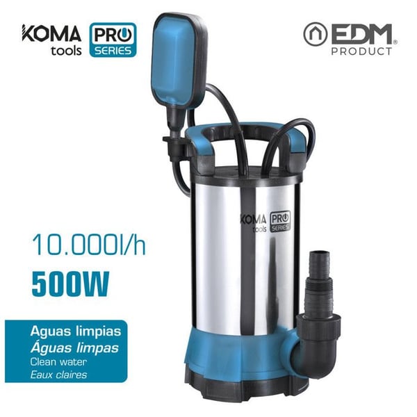 Vattenpump - KOMA - Koma T - 500W - 10.000L/h - Djup 7m