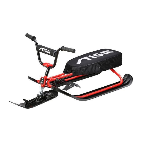 Luge STIGA Snowracer Curve SX Röd/Svart med sitsdyna