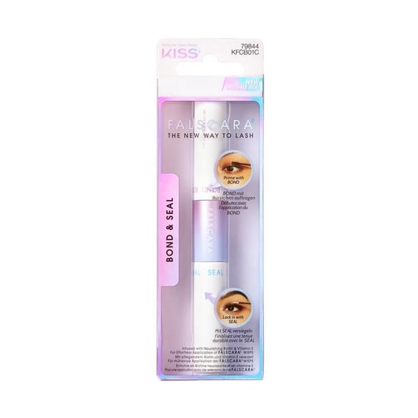 Lim för fransar - KISS - BOND & SEAL - 4.5g & 4.2g - Motståndskraftig - Lätt applicering