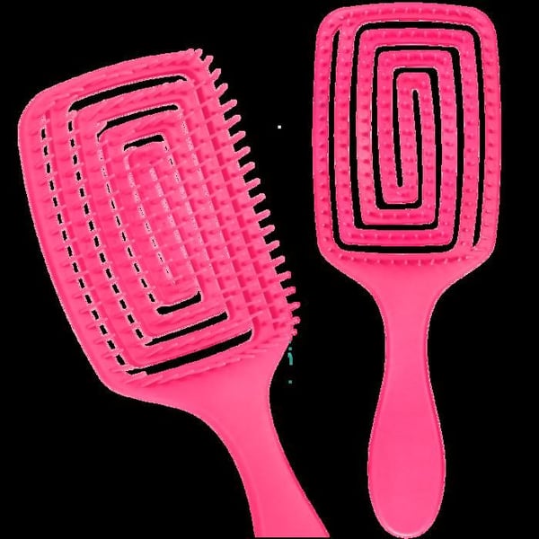 Hårborste - NELIPS - Typ 2 - Rosa - Utredande - För alla hårtyper