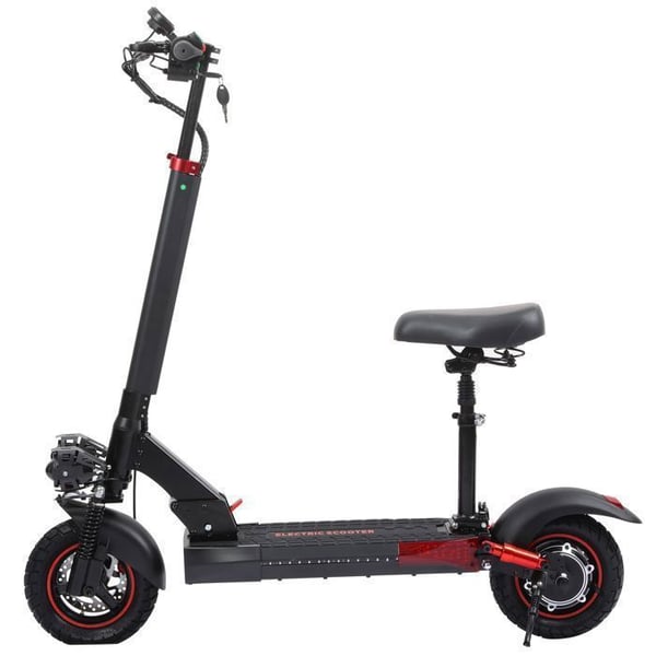 Trottinette elektrisk FREEBOY J01 til voksne, motor 800 W, dæk 10 tommer, batteri 48 V 15,6 Ah, sammenfoldelig og med sæde.