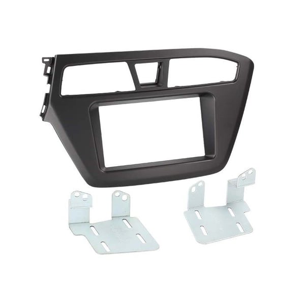 Anpassad 2-DIN-facadeadapter för Hyundai i20 12/2014 > svart