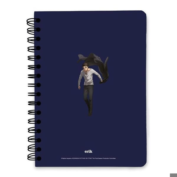Bloc-notes Erik Attack on Titan A5