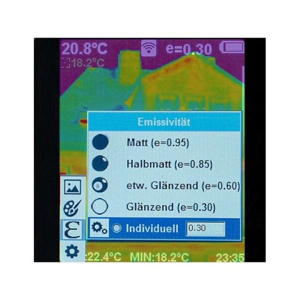Termisk kamera - Laserliner - ThermoCamera Connect -20 til 350 °C - 220 x 165 pixels - Trådløs
