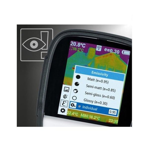 Termisk kamera - Laserliner - ThermoCamera Connect -20 til 350 °C - 220 x 165 pixels - Trådløs