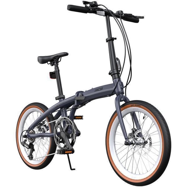 RCB GK4 Kokoontaitettava pyörä 20" alumiini, 7 vaihdetta, levyjarrut edessä/taakse - Kompakti ja erittäin kannettava kaupunkipyörä - Musta RCB GK4 Kokoontaitettava pyörä 20" alumiini, 7 vaihdetta, levyjarrut edessä/taakse - Kompakti ja erittäin kannettava kaupunkipyörä - Musta