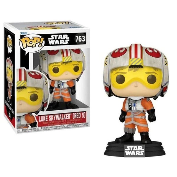 Figurine - Funko Pop! - Star Wars: SWS9 - Luke Red 5 - 9,5 cm - Vinyl av hög kvalitet