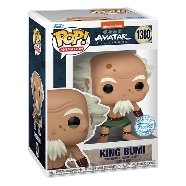 Figur - FUNKO - Avatar Kung Bumi - Vit - Pop ! - Måste-ha för Avatar-fans
