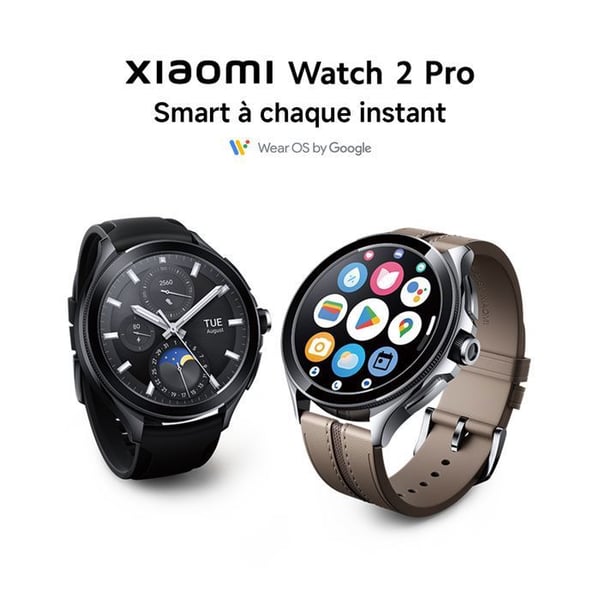 Smartklocka - XIAOMI - Mi Watch 2 Pro - 46 mm - Bluetooth - Svart gummiband