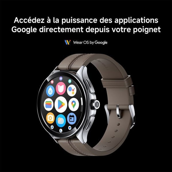 Smartklocka - XIAOMI - Mi Watch 2 Pro - 46 mm - Bluetooth - Svart gummiband