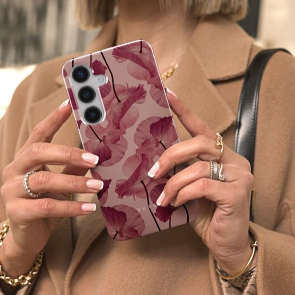 Coque - Burga - S24/S25 - Elegant - Motiv Tender Kiss - Stötskydd och repmotstånd