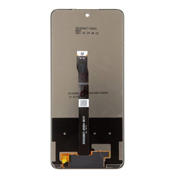 ErsättningDisplay - Huawei - P Smart 2021 - LCD IPS - Kapacitiv Beröring - Svart