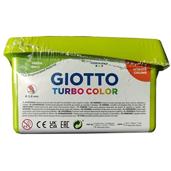Färgpennor - Giotto Turbo Color - 144-pack - Spets 2,8 mm - Vattenbaserat, tvättbart bläck