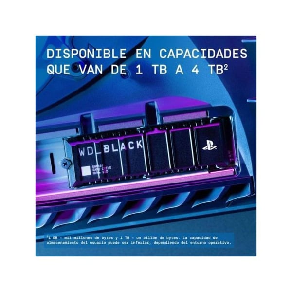 SSD - WD - BLACK SN850P - 2 To - M.2 - Kølesystem - PS5