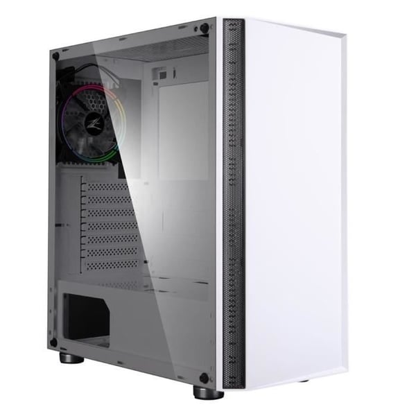 ZALMAN R2 PC CASE - Medium Tower - Vit - Härdat glas - E-ATX-format (R2TGWH)