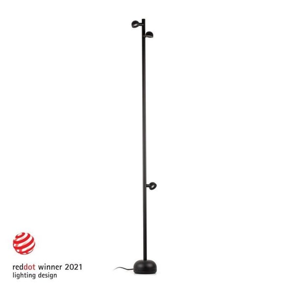 Golvlampa - FARO - BROT - Integrerad LED - Multi Arm - Svart - 2700K