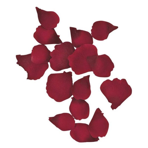 Rosblad, 3-4,5 cm (2 storlekar), 41 st, vinröd