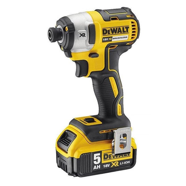 Pack 18V DCD796 slagborrskruvdragare + DCF887 slagskruvdragare + 2 5Ah batterier + laddare + T-STAK box - DEWALT - DC