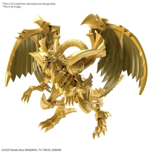 YU-GI-OH! -Figure-rise stativ. Förstärkt bevingad drake av Ra -Modellkit