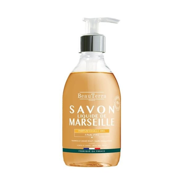 Beauterra Flytande tvål från Marseille Honung Vanilj 300ml