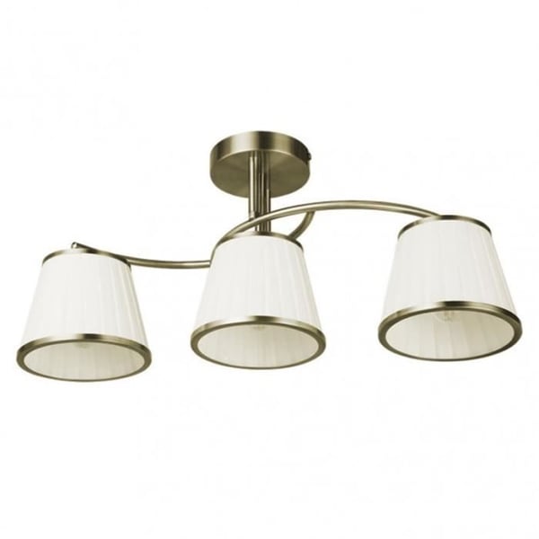 Lampa - FAB 151753014 - 3 ljus - Läder - Metall - Tyg Lampa - FAB 151753014 - 3 ljus - Läder - Metall - Tyg