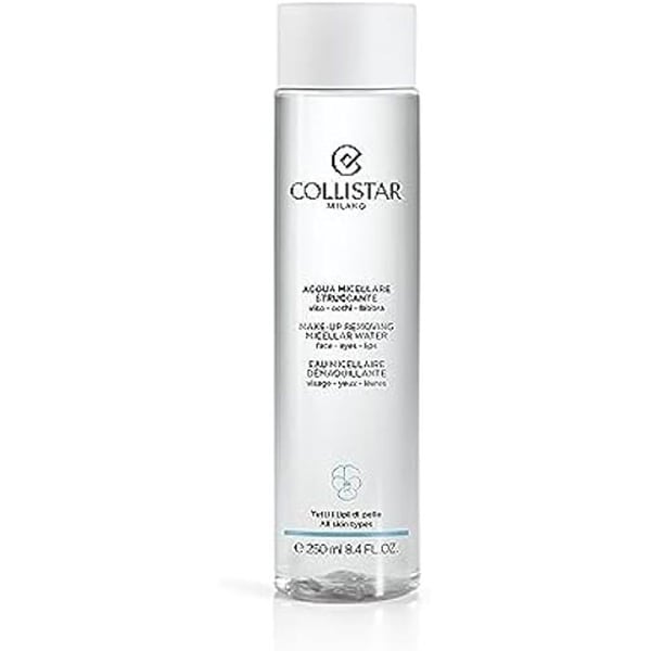 Mikellärvatten - COLLISTAR - Makeupborttagning - 250 ml - Utan parabener - För alla hudtyper