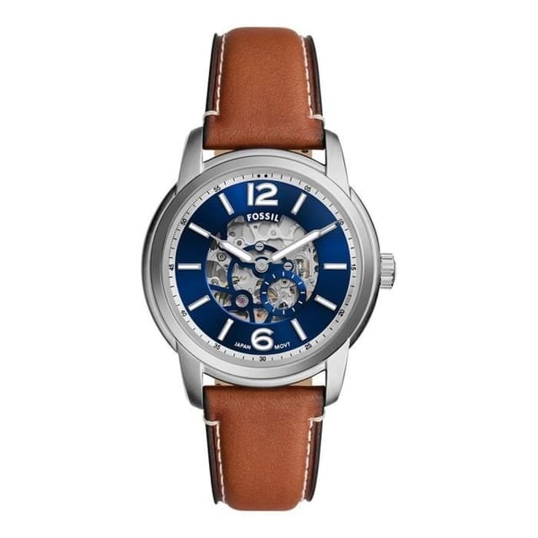 Klocka - FOSSIL - ME3263 - Brunt läder - Diameter 42mm - Vattentät 5 bar
