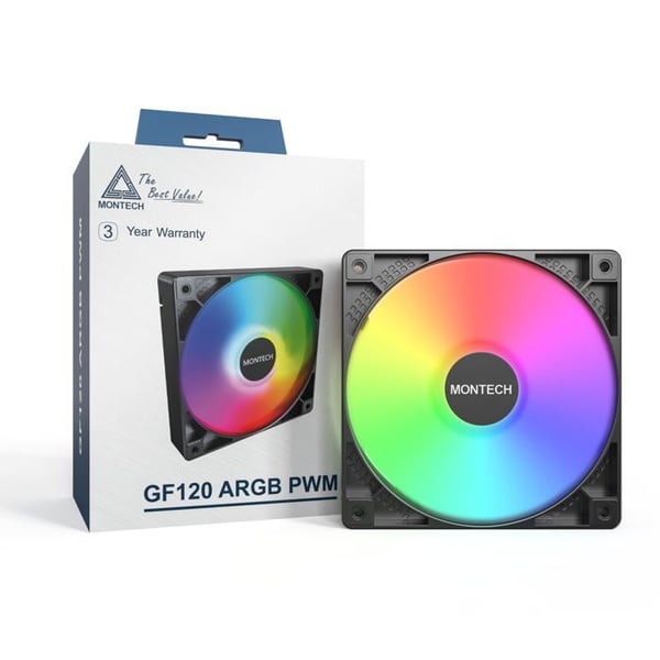 Montech GF120 ARGB PWM Svart