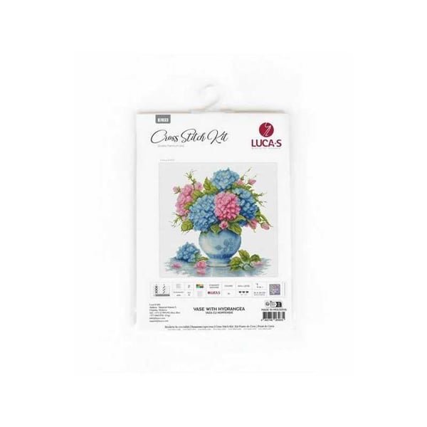 Broderi-kit Luca-S Vase med Hortensia