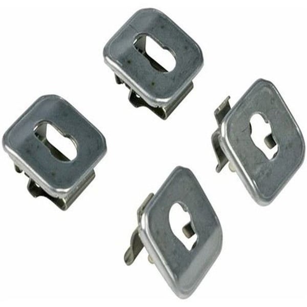 Boltinsatser för Gradin - Bosch - 4-pack - För ugn och spis - Svart