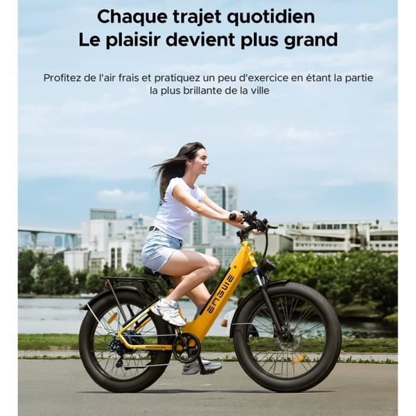 dam elektrisk vtc cykel ENGWE E26 ST 26 tum city fat bike 250W motor Räckvidd 140km dubbelfjädring 48V16AH blå